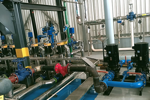 Technical piping and industrial systems infrastructure
